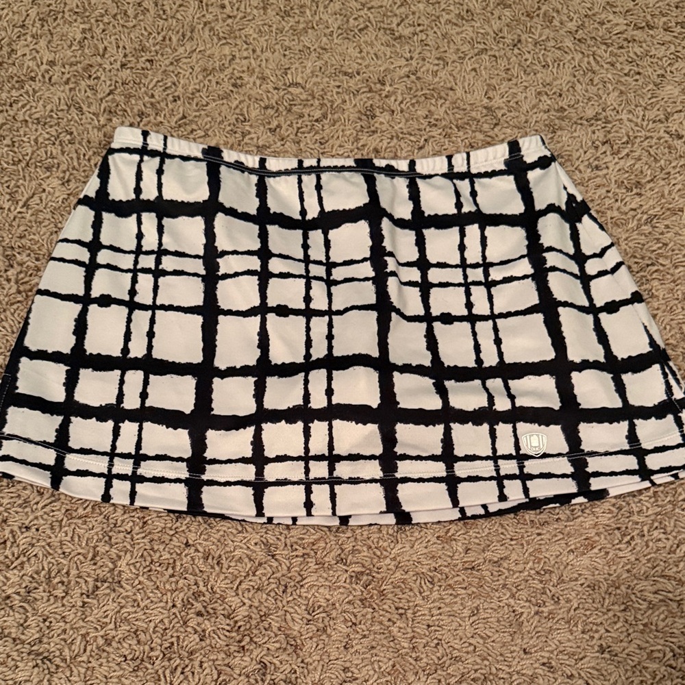 Black and White Athletic Skirt